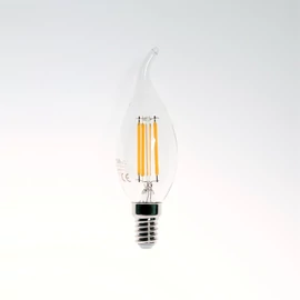 Filament Bulb Longtip E14 FLCT35 4W/3000K/360lm aranyszínű gyertya LED fényforrás