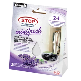 Ceresit Stop Pára 2in1 páramentesítő párna szekrénybe, levendula illatú, 2x50g