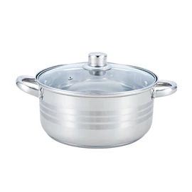 KT-217 5,5 L-es fazék fedővel, 24cm-es konyhai lábas
