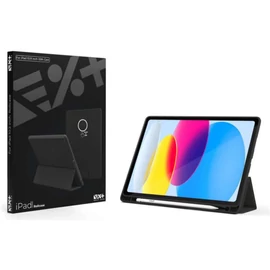 iPad 10.gen rollcase 10,9" tablet tok, fekete