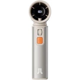 FA55 Brown kézi ventilátor, 9000mAh akkumulátor, LED kijelző, negatív ion légtisztítás