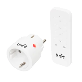 TH2311 távirányítható mini hálózati aljzat szett, 2300 W, 1 aljzat + 1 távirányító