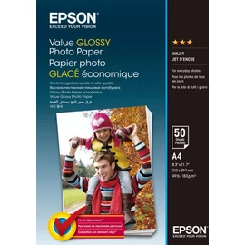 Value Glossy Photo Paper A4 50 darab 183 gr