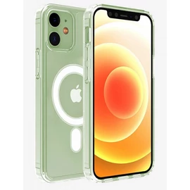 iPhone 14 Pro Max TPU+PC mágneses tok, Átlátszó