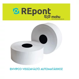 Hőpapír 57 mm, 232fm, cséve 40mm, BPA mentes nyomatlan, ENVIPCO MOHU visszaváltó gépekhez