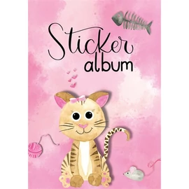 Matricagyűjtő album, A5, cicás