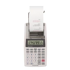 EL-1611V asztali számológép, szalagos, 12 digites, 2 színű nyomtatás 