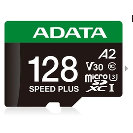 SPEED PLUS 128GB microSDXC, Class10, UHS-I, U3, V30 memóriakártya, 180/160MB/s