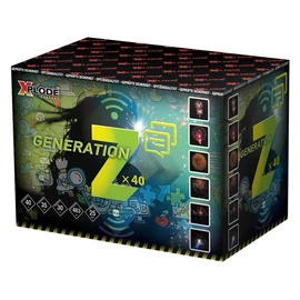 Z-GENERATION 40s, 25mm tűzijáték telep