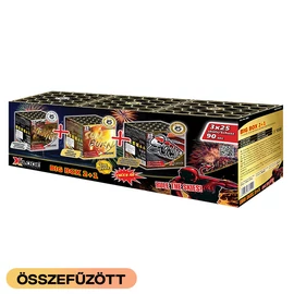 BIG BOX ÖSSZEFŰZÖTT 75s, 25mm tűzijáték telep