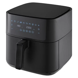 AF-850-B-1800 W fekete 8 L forrólevegős sütő (air fryer/airfryer) digitális vezérléssel 