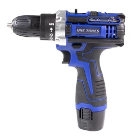 IRIS TOOLS ITDM-100 Akkus fúró és csavarbehajtó szett (táska + fúró + 2 akku + töltő+bit szett), 21 V