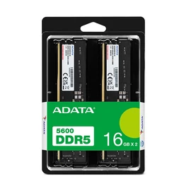 DDR5 5600 U-DIMM PC memória modul kit, 2×16 GB, 5600 MHz