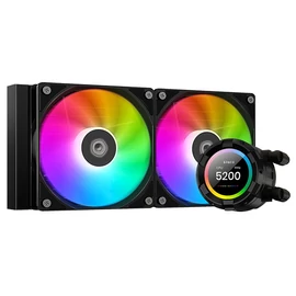 CPU Water Cooler - Space SL240 XE (25dB; max. 129,39 m3/h; 2x12cm, A-RGB LED, fekete)