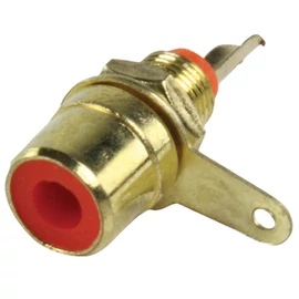 RCA aljzat - forrasztható - piros CC-117 05085PI 