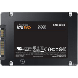 250GB, 2.5", SATA3, 870 EVO SSD meghajtó (MZ-77E250B/EU)