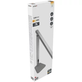 Asztali LED lámpa, összecsukható, 8W, 5000K, AVIDE, szürke
