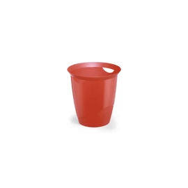 Papírkosár 16l, Durable Trend, áttetsző piros