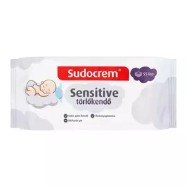 Nedves törlőkendő 55 lap/csomag Soft Clean Sudocream
