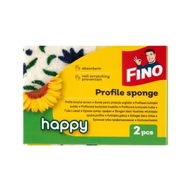 Mosogatószivacs 2 db/csomag formázott Fino Profile Happy