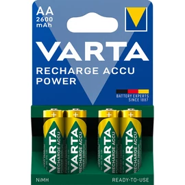 Elem tölthető akku AA ceruza 2600 mAH Power 4 db/csomag, Varta