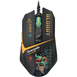 A4-Tech A4TMYS47619 Bloody W63 Max eSport Renegade Midnight RGB vezetékes optikai gamer egér
