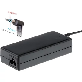 Akyga AK-ND-53 19,5V/4,62A/90W 4,5x3mm + pin DELL notebook hálózati töltő