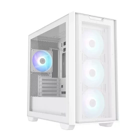 Asus A21 PLUS fehér (táp nélküli) ablakos ARGB mATX ház