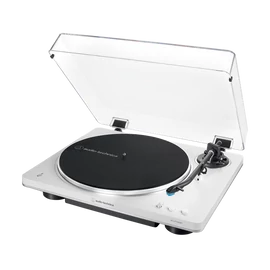 Audio-Technica AT-LP70XBTWS automata szíjhatásos fehér-ezüst Bluetooth/bakelit lemezjátszó