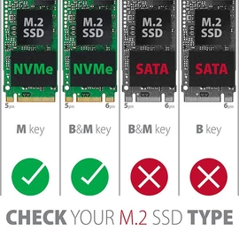 Axagon EEM2-UG2 USB-C 3.2 NVME M2 fekete ház