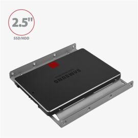 Axagon RHD-125S 3,5"-ről 2,5"-re szürke SSD / HDD beépítő keret