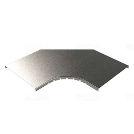 Basor 2/1430 TCPERC 100 GS vízszintes 90° szalaghorganyzott acél 100mm kábeltálca irányváltó idom fedél