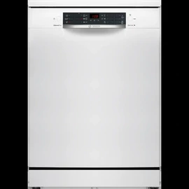 Bosch SMS46KW02E fehér, programok száma: 5, szabadonálló, 13 terítékes mosogatógép