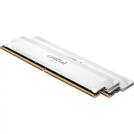 Crucial 64GB 6400MHz DDR-5 Pro (Kit! 2db 32GB) (CP2K32G64C40U5W) fehér memória