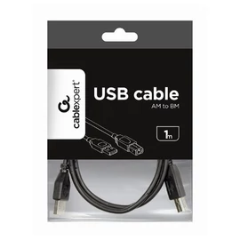 Gembird CCP-USB2-AMCM-1M 1m USB A apa - USB C apa fekete kábel