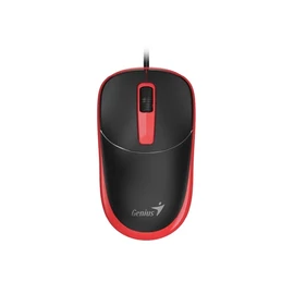 Genius DX-123 EU Vezetékes piros optikai egér