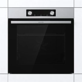 Gorenje BO6735E02X inox, beépíthető, sütőtér: 77L, grill, légkeverés, hidrolitikus, sütő