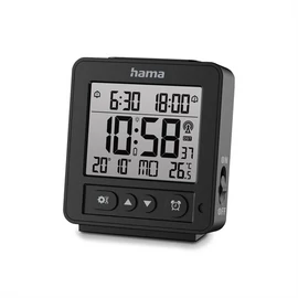 Hama 00185895 RHODOS DCF fekete ébresztőóra