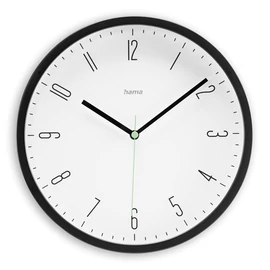 Hama 00185882 CAPRI 25cm fekete falióra
