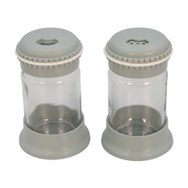 IRIS Macaron Salt&Pepper üveg fűszerszóró szett 2*105ml, rószaszín, fehér, szürke vagy kék színű HN-1139