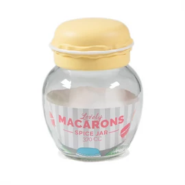 IRIS Macaron üveg fűszertartó 370ml, zöld, fukszia, narancs vagy citromsárga színű HN-1215