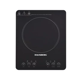 Hausberg HB-1525NG 2000W-os fekete elektromos egylapos indukciós főzőlap érintésvezérléssel