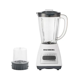 Hausberg HB-7770AB 500W fehér 4 sebességes turmixgép műanyag kancsóval, réz motorral