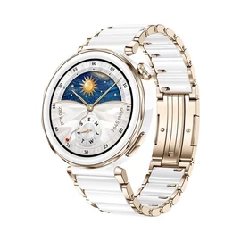 Huawei Watch GT 5 Pro (42mm) kerámia fehér okosóra