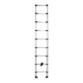 IRIS TOOLS HL-100 2,6 m teleszkópos acél létra, összecsukható, 125 kg teherbírás