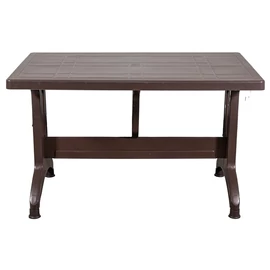IRIS GF-1000BR Stable barna műanyag asztal 70x120cm