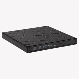 IRIS ROCK EXTERNAL külső Blu-Ray író, 8in1, USB 3.0, Read/write:CD/VCD/DVD/BD, tálcás, DVD-RW, fekete