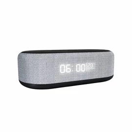 IRIS DC-120-B-Q 15W Qi vezeték nélküli töltővel, hőmérséklet kijelzéssel,ébresztő funkcióval fekete digitális óra