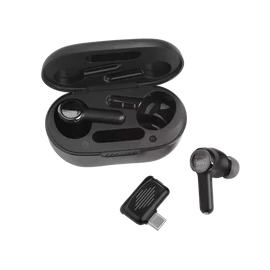 JBL Quantum True Wireless Bluetooth fekete zajszűrős gamer fülhallgató