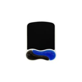 Kensington Duo Gel fekete-kék géltöltésű csuklótámaszos egérpad